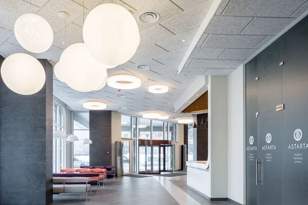 HERADESIGN® Macro 25mm Acoustic Ceiling Tile & Wall Panel – Wood Wool Sound Absorbing Panel | Knauf